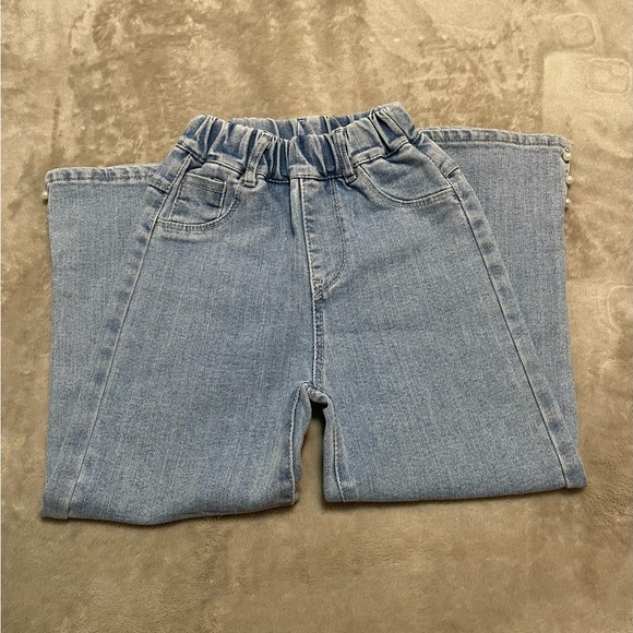 Beautiful girls pants with pearls new - Picture 3 of 12